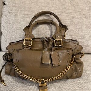Authentic Chloé Paddington Padlock  shoulder bag